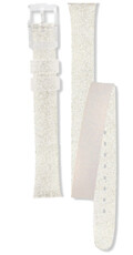 Bracelet en silicone Swatch ALK343 11mm (pro Swatch), blanc