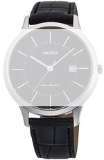 bracelet en cuir Orient UL00E011J0 18mm (pour le modèle RF-QD00), noir