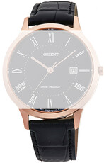 bracelet en cuir Orient UL00E011P0 18mm (pour le modèle RF-QD00), noir