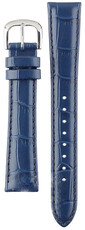 bracelet en cuir Orient UL019012J0 17mm (pour modèle RA-AG00), bleu