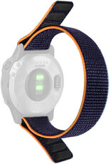 bracelet en nylon Ricardo Cortina 22mm, Blue, à enfiler