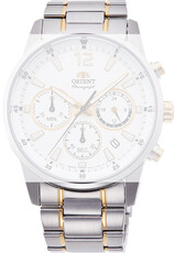 Bracelet en acier inoxydable Orient UM007111Z0 22mm (pour modèle RA-KV00), bicolore