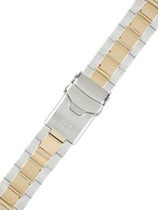 bracelet en acier inoxydable Orient UM024111C0 22mm (pour modèle RA-AA09), bicolore