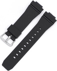 Bracelet de montre en plastique Ricardo Latisana 16mm (pour Casio G-Shock GA-2100/GA-2110, DW-5600, GW-6900), noir