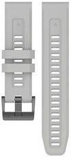 bracelet en silicone Ricardo San Martino 26mm, Gray, QuickFit