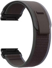Bracelet en nylon Ricardo 26mm (pro Garmin Fenix 8/7X/6X (51mm), Tactix aj.), noir V2, QuickFit
