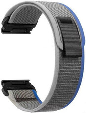 bracelet en nylon Ricardo Carezza 26mm, Light Gray, QuickFit