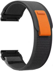 Bracelet en nylon Ricardo 26mm (pro Garmin Fenix 8/7X/6X (51mm), Tactix aj.), noir V3, QuickFit
