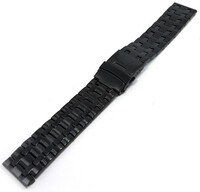 Bracelet en acier inoxydable Ricardo Citerno, noir