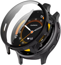 Housse de protection (pro Garmin Venu 3), plastique, noir + verre