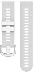 Bracelet en silicone Ricardo 18mm (pro Garmin Venu 2S, Vívoactive 4S, Forerunner 265S, Venu 3S aj.), blanc, Quick Release