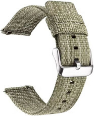 Bracelet en nylon Ricardo Cervinia 22mm, Green, Quick Release