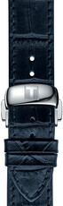 Bracelet en cuir bleu Tissot T852.032.781