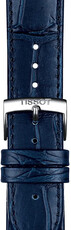 Bracelet en cuir Tissot T852.041.534 20mm, bleu, Quick Release