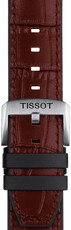 Bracelet en cuir Tissot T852.046.767 22mm, brun, Quick Release