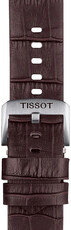 Bracelet en cuir Tissot T852.046.773 22mm, brun, Quick Release