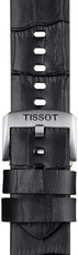 Bracelet en cuir Tissot T852.046.775 22mm, noir, Quick Release