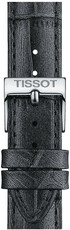 bracelet en cuir Tissot T852.047.924 16mm, gris, Quick Release