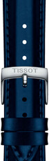 Bracelet en cuir bleu Tissot T852.048.150