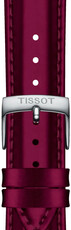 bracelet en cuir Tissot T852.048.152 18mm, rouge, Quick Release