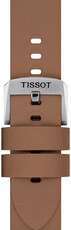 Bracelet en cuir Tissot T852.048.217 20mm, brun, Quick Release