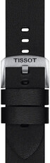 Bracelet en cuir Tissot T852.048.225 22mm, noir, Quick Release