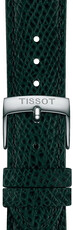 Bracelet en cuir Tissot T852.049.061 18mm, vert, Quick Release