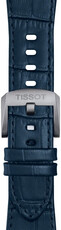 Bracelet en cuir Tissot T852.049.411 (pour le modèle Tissot PRX 42mm), bleu, Quick Release