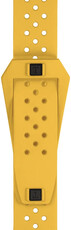 Bracelet en caoutchouc Tissot Sideral T852.048.859 20mm, jaune, Quick Release
