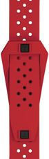 Bracelet en caoutchouc Tissot Sideral T852.048.860 20mm, rouge, Quick Release