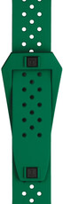 Bracelet en caoutchouc Tissot Sideral T852.048.862 20mm, vert, Quick Release