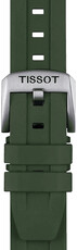 Bracelet en caoutchouc Tissot T852.049.054 20mm, vert, Quick Release