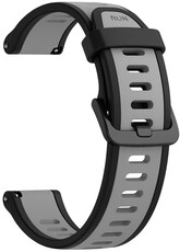 Bracelet en silicone Ricardo 22mm (Garmin Venu 3, Forerunner 265, Vívoactive 4 aj.), noir, Quick Release