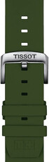 Bracelet en silicone Tissot T852.047.177 22mm, vert, Quick Release