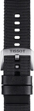 bracelet textile Tissot T852.046.769 22mm, noir, Quick Release