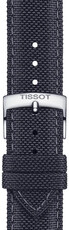 Bracelet en textile Tissot T852.048.183 21mm, gris, Quick Release