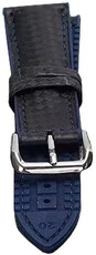 bracelet en caoutchouc Ricardo Forli, noir V2