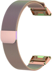 Bracelet en acier Ricardo 20mm (pro Garmin Fenix 8/7S/6S (43mm), aj.), couleur, QuickFit