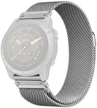 bracelet en acier inoxydable Ricardo Champoluc 22mm, Silver, QuickFit