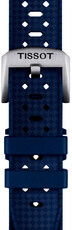 bracelet en caoutchouc Tissot T852.049.963 20mm, bleu, Quick Release