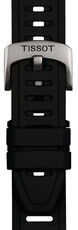 Bracelet en silicone Tissot T852.049.249 21mm, noir (vel. XS), Quick Release
