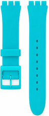 bracelet en silicone Ricardo Barletta 19mm (pour Swatch), turquoise