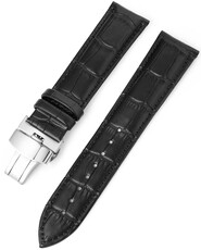 bracelet en cuir Ricardo Cortona, noir V2