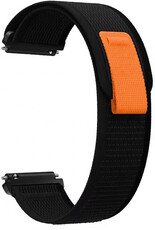 bracelet en nylon Ricardo Carezza 20mm, Black, Quick Release