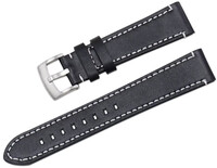 Bracelet en cuir Ricardo Imola, noir