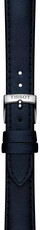 Bracelet en cuir Tissot T852.050.307 22mm, bleu, vegan