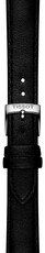 Bracelet en cuir Tissot T852.050.317 16mm, noir, eco-leather