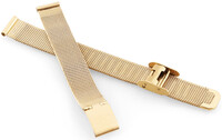 Bracelet métallique JVD RJ-TS67 17mm, doré, maille milanaise