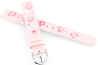 Bracelet en simili-cuir JVD RJ7226.2 12mm, rose, enfants