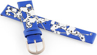Bracelet en simili-cuir JVD RJ7221.1 18mm, bleu, enfants